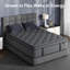 Matelas hybride moyen à ressorts ensachés avec mousse à mémoire de forme-629535593-634111757