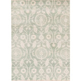 Rayon Floral Area Rug
