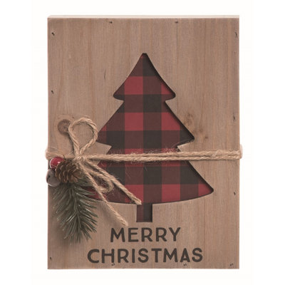 Signe d'arbre en bois