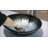 16.5" Glass Circular Vessel Bathroom Sink with Pop-Up Drain-118628360