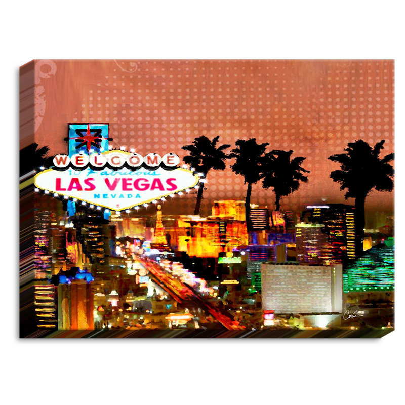 Horizon las vegas-impression sur toile rétroéclairée