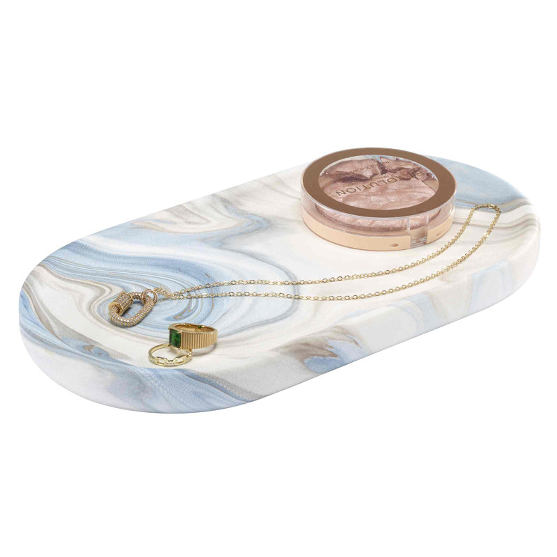 Waves Bath Blue Tray