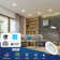 8" Round 30W LED Recessed Dimmable Downlight with Junction Box, 120V, 2230LM, CCT Selectable