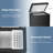 2.7 Cubic Feet Chest Freezer with Adjustable Temperature Controls-93722261