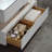 48" Floating Bathroom Vanity, Engineered Stone Top, 2 Soft-Close Drawers, Night Light, White Finish-1779919237