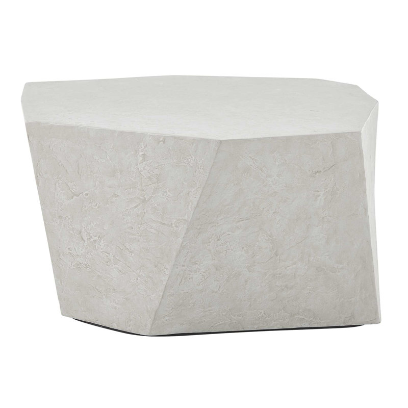 Halvorson Limestone Outdoor Coffee Table