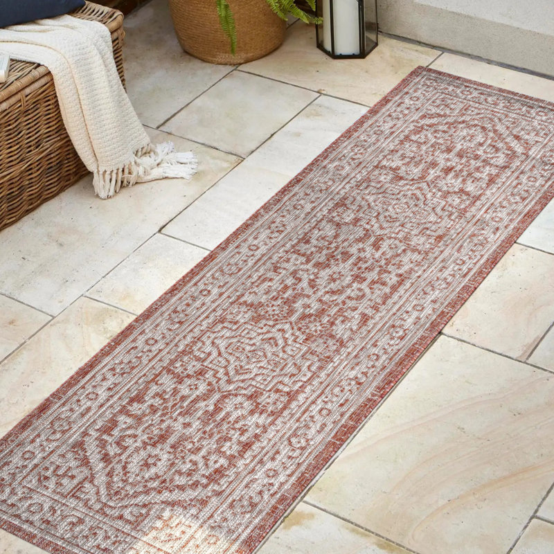 Tapis intérieur / extérieur Moten, Tapis de couloir 2 pi 2 po x 8 pi