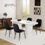 Ensemble de table de salle à manger ovale avec 4 à 6 chaises assorties pour la salle à manger-352850747-352850745