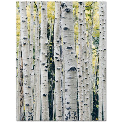 4.25'' x 4.25'' Satin Ceramic Decorative Mural