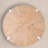 Modern Burlywood Solid Wood Round Coffee Table