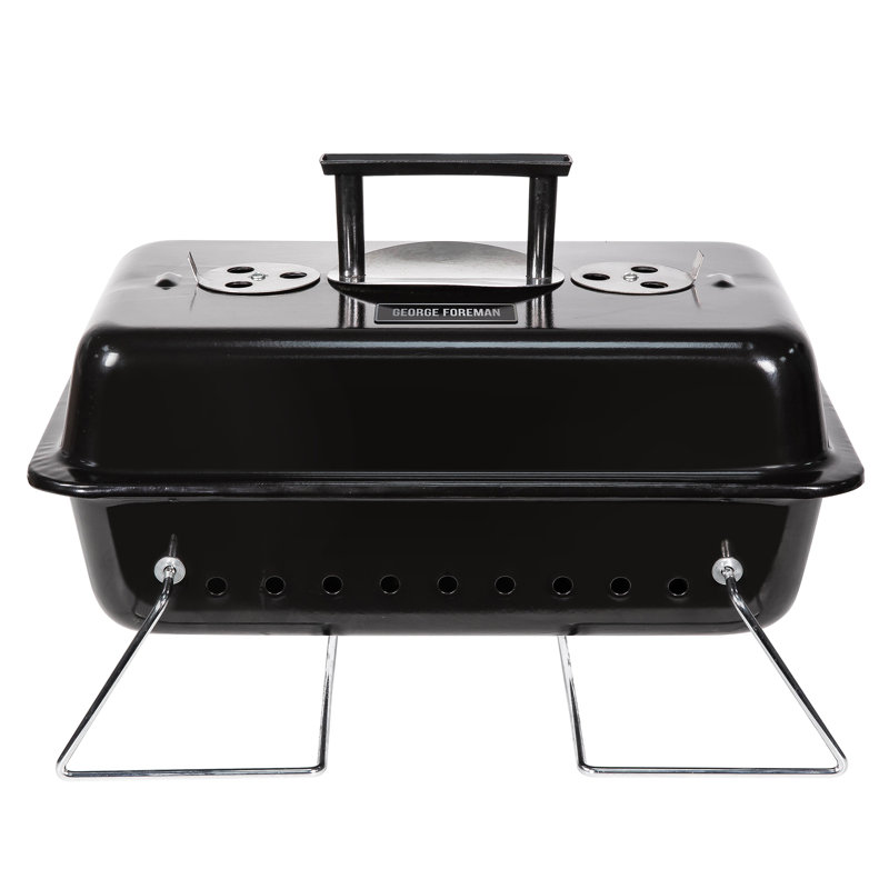 George Foreman 43cm W Portable Charcoal Grill