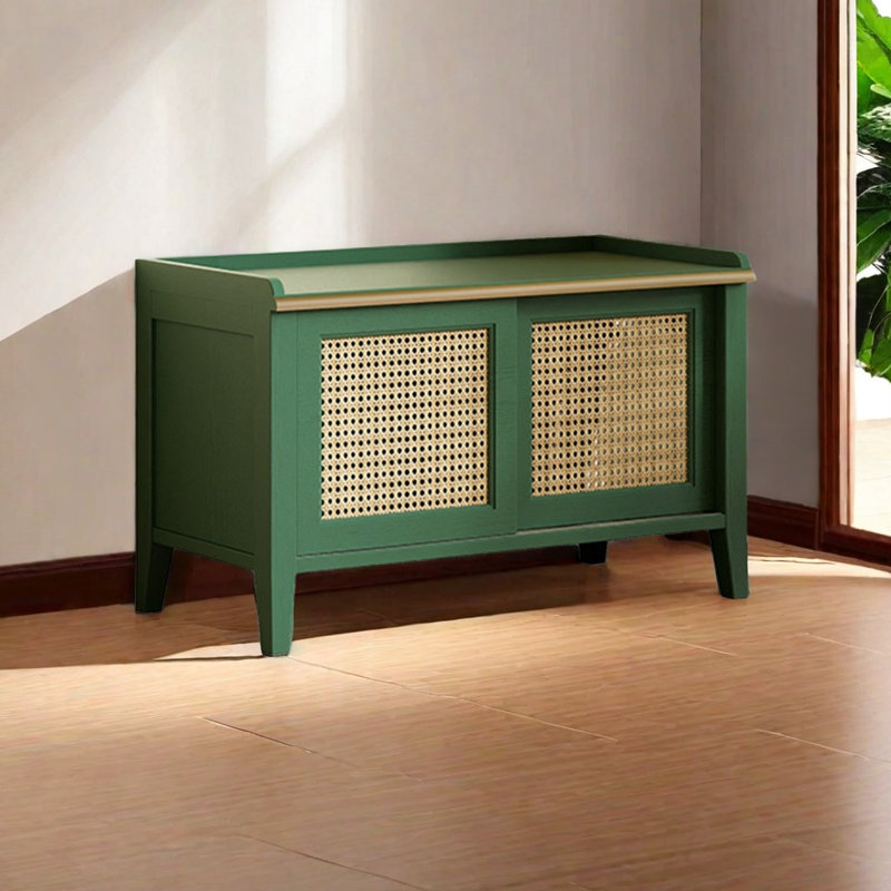 Rangement pour 8 paires de chaussures, Vert foncé