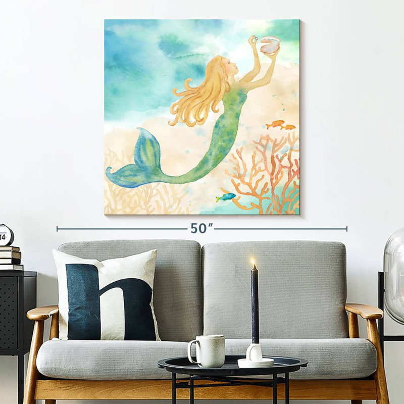 Ashelle Sea Splash Mermaid I, H 33 po x l 33 po