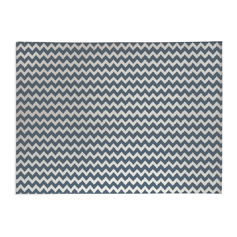 Chevy Tribal Slate Kids Play Mat, Blue, Rectangle 60" x 84"