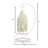 White Fancy Candle Lantern with Stand | Shabby Chic Decor