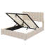 Lit plateforme tapissier luxueux avec système de rangement à levage hydraulique-261372971-261372968