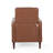 Button Tufted Upholstered Manual Push-Back Recliner -1754470305