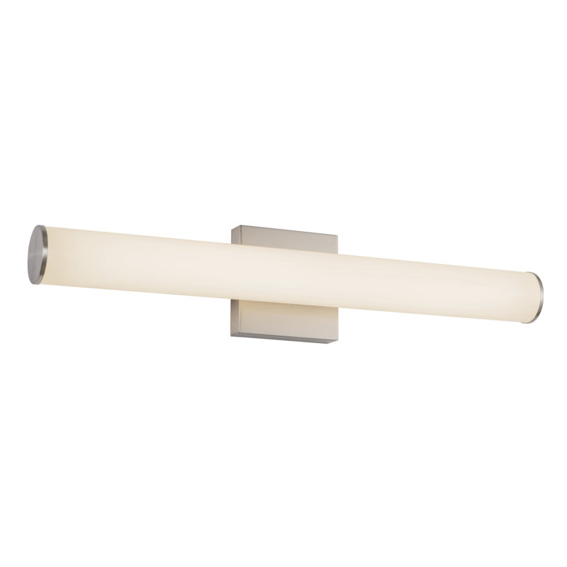 Rico 24-in Black dimmable LED Wall Sconce, Nickel