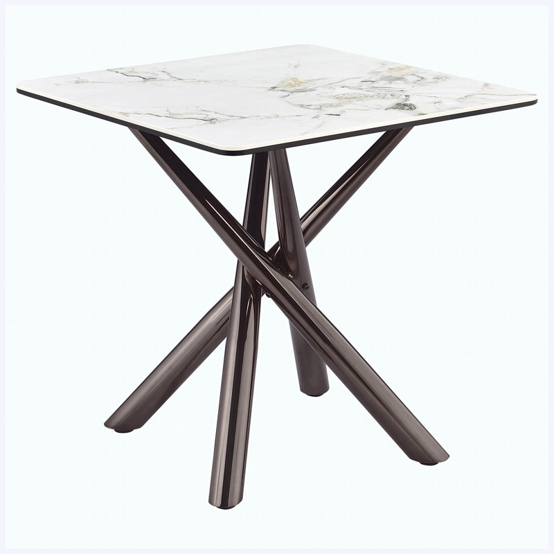 Ensemble de tables basses 3 pièces Modern Modern, Bright, Blanc / ne s'applique pas, H 17,5 po x l 35,25 po x P 35,25 po