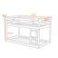 Lit superposé simple au-dessus de simple Guna par Harriet Bee-160676724