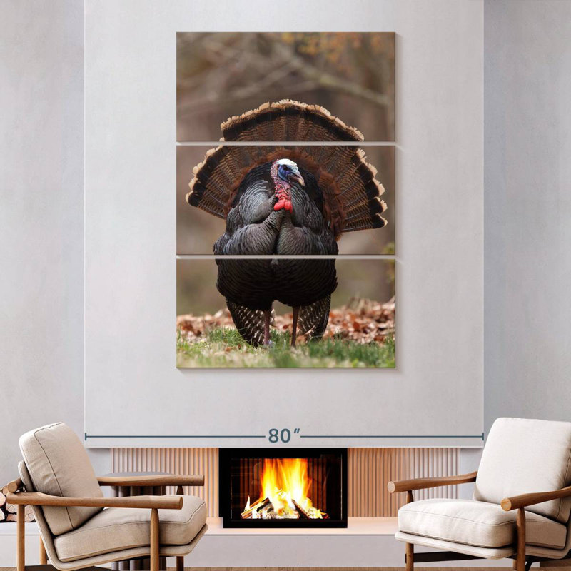 Brampt Strutting Tom Turkey, 74" H x 48" W