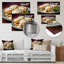 White Gourmet Gravy Desserts I - Desserts, art mural en métal MT132165-1386506729