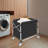 34.25X20.47X30.7” Folding Laundry Cart-959244380-959244354