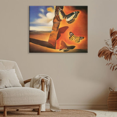 Butterflies by Salvador Dali Gallery Wrapped Canvas