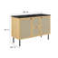 Ensemble de meuble-lavabo simple 48 po noir Chauer-93811904-93811905