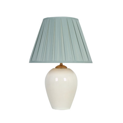 1- Light Dimmable Pleated Elegant Table Lamp