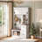 Storage Hall Tree For Home Organization,Entryway Bench With 3 Hooks, 3 Shelves & Drawers