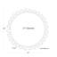 Sanya Round Metal Wall Mirror