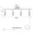 Plug-in Track Light, 4-Light Ceiling Spotlight with 16.4' Cord