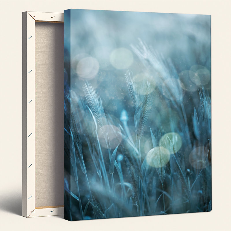 «Blue Grass», reproduction d'art sur toile, ensemble de 1, Toile tendue, H 24 po x l 18 po