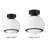 9.8 "Modern 1-Light Milk White Globe Flush Mount Ceiling Light, 3CCT Dimmable LED Ceiling Light for Bedroom Hallway Kitchen-384827863-384827862-384827693