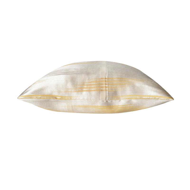 Maya Ivory and Gold Pillow