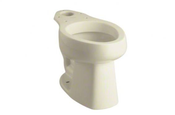 Windham 1.28 GPF Elongated Toilet Bowl Only, Biscuit