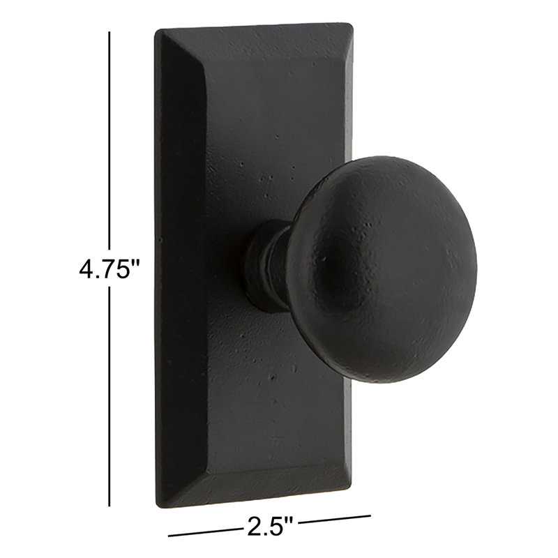 Ageless Iron Vale Plate with Keep Knob