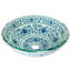 Lavabo de salle de bain vasque circulaire en verre Ming Dynasty