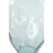 Hollomon Recycled Glass Handmade Tall Spanish Bottleneck Decorative Vase-246723590-246723591