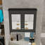 Armoire à pharmacie murale avec miroir et tablettes-477039270