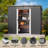 8 ft. W x 6 ft. D Metal Vertical Storage Shed-90872428