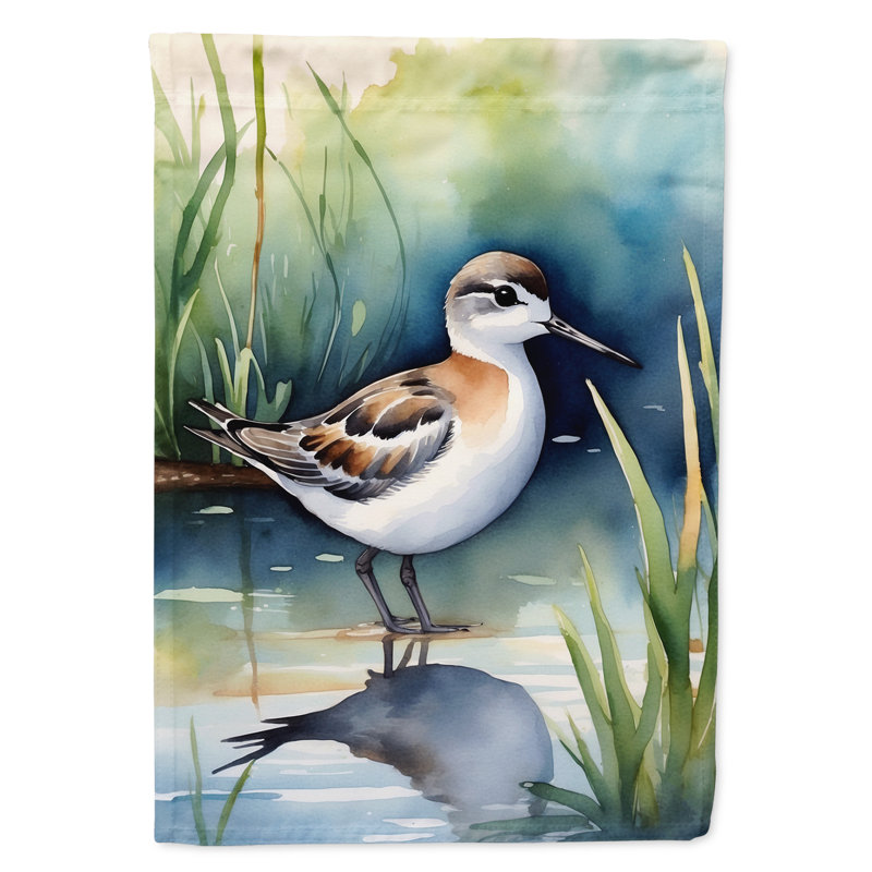 Drapeau de jardin Surfbird Bird, Phalarope de Wilson