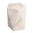 Travertine Stone Finish MgO Side Accent Table