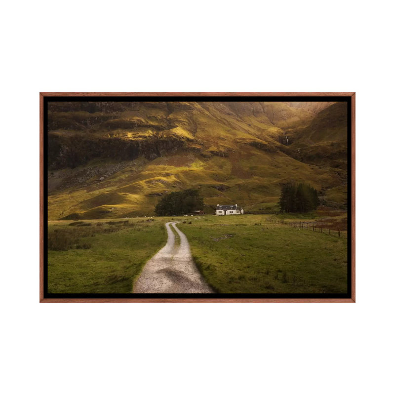 Scotland I by Daniel Kordan - Print on Canvas, Classic Brown Wood Framed, 66.04 cm H x 45.72 cm W