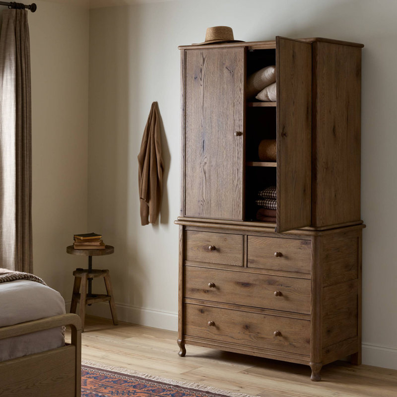 Pika Armoire-weathered Oak