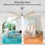 56 po Ventilateur de plafond 4 pales en bois massif avec ensemble d'éclairage et télécommande-1568045679-1568045675