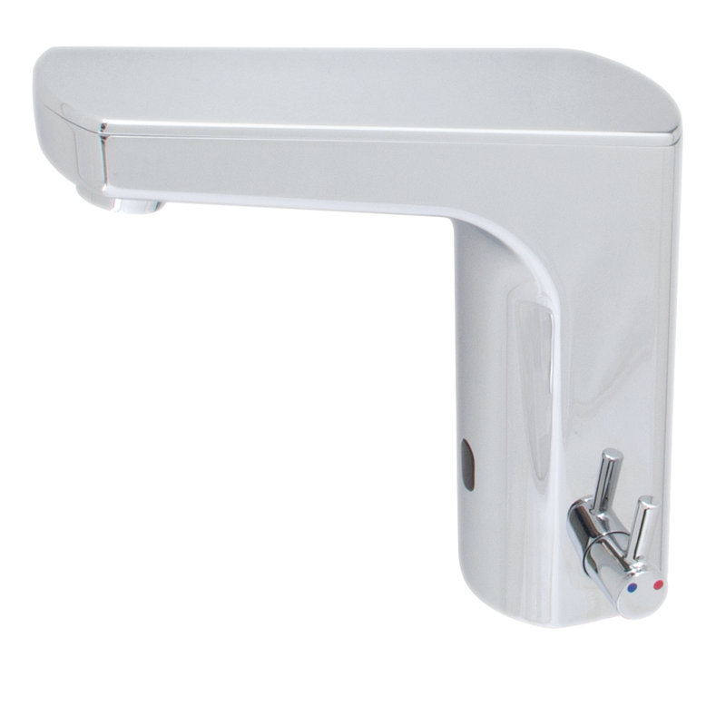 Robinet de salle de bain à un trou à alimentation par piles sensorflo