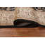Tapis noir / ivoire