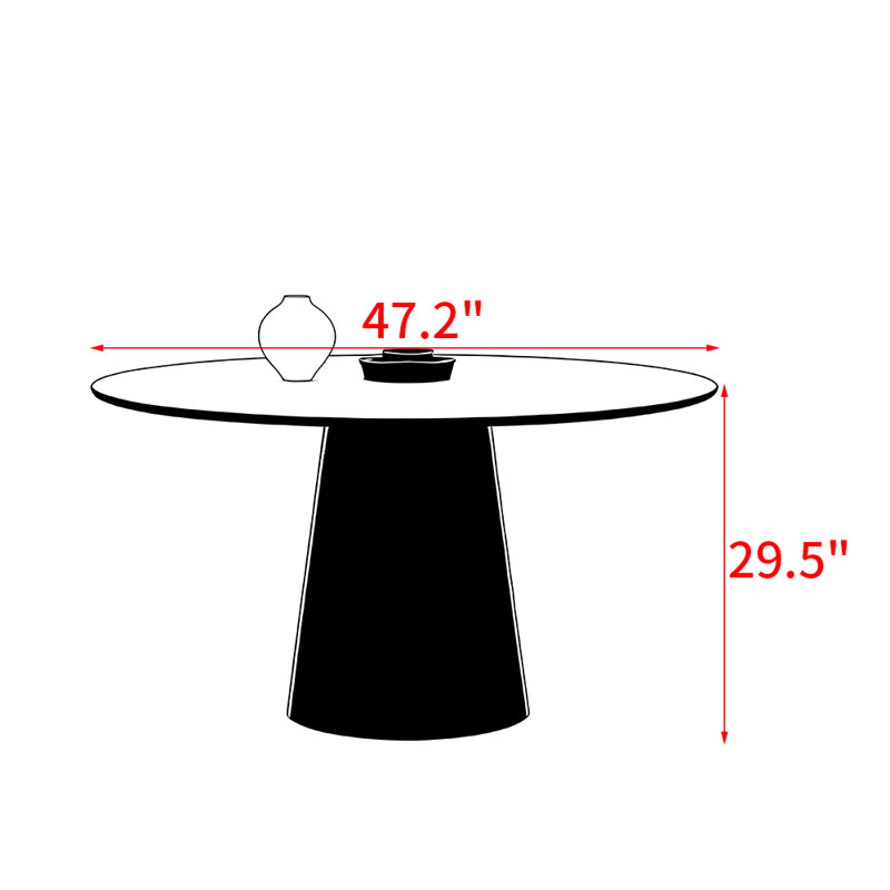 Udella, 29.5"H x 47.2"L x 47.2"W